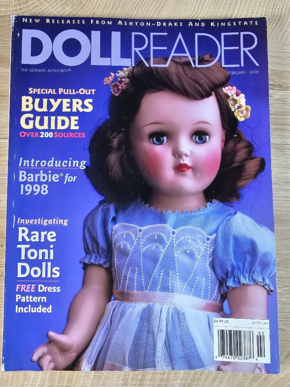 Doll Reader Magazine Toni Dolls Buyers Guide Taming Mohair Vintage February 1998 - Picture 2 of 9